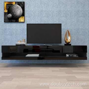 Wall-Mounted TV Stand with LED